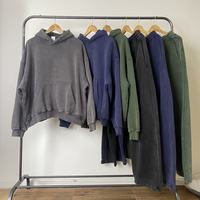Ensemble de survêtement épais pour homme en pur coton double fil French Terry, comprenant un sweat à capuche oversize à épaules tombantes et un pantalon de jogging, style rétro