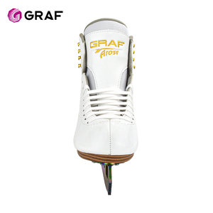 SUR LES SOLDES!!! Chaussures professionnelles à doublure en <span class=keywords><strong>fourrure</strong></span> de <span class=keywords><strong>glace</strong></span> synthétique <span class=keywords><strong>avec</strong></span> logo personnalisé Patins artistiques blancs - Product Image 2
