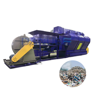 Gestión integrada de residuos Agricultura Bio Máquina clasificadora de residuos Clasificación de basura Separador de aire - Product Image 1