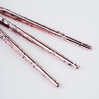 Pinceaux à ongles triangulaires à manche en bois 8/11/13MM, outils de nail art, stylos de précision pour gel UV, dessin de fleurs, fournitures pour ongles