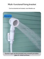 Portable Camping en plein air pommeau de douche électrique ensemble USB charge Durable ABS plastique Chrome robinets thermostatiques étanche à l'eau