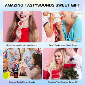 Bonbons Jouet Audio Son Amusant Bonbons Jouet Musique Personnalisée Conduction Osseuse <span class=keywords><strong>Sucette</strong></span> Jouet Bonbons Saveur De Fraise - Product Image 6