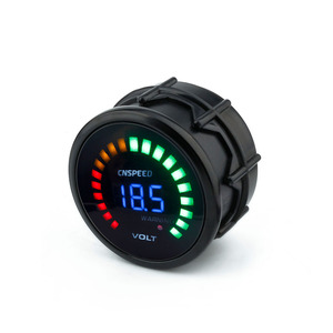 CNSPEED Voltímetro Digital de 52 mm con Pantalla LED, Medidor de Voltaje Universal de 12 V para Automóvil, Estilo de Carreras - Product Image 2