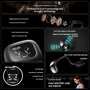2025 xu hướng <span class=keywords><strong>LCD</strong></span> hiển thị kỹ thuật số không dây TWS Earbuds enc chủ động tiếng ồn hủy bỏ BT 5.<span class=keywords><strong>4</strong></span> IPX4 thể thao không thấm nước Tai nghe JL - Product Image 5