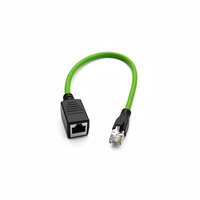 Adaptateur RJ45 mâle-femelle de qualité industrielle avec plaqué or en cuivre, blindage FTP CAT6, montage sur panneau pour systèmes de caméras IP CCTV