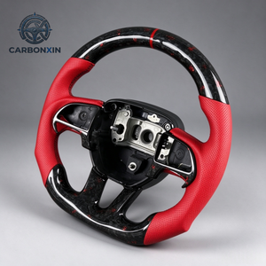 Volante de Fibra de Carbono Personalizado con Calefacción y Pantalla LED para Dodge Ram Charger Srt Challenger Hellcat (sin Airbag) - Product Image 4
