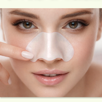 Masque en feuille personnalisé aux herbes pour le contrôle du sébum et le nettoyage des pores, soin réducteur de pores en 2 étapes, bande apaisante anti-points noirs