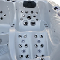 Luxuriöser 2,3m Whirlpool mit 150 Düsen, Balboa Whirlpool-Spa für 6 Personen, Outdoor-Spa mit Aristech Acryl