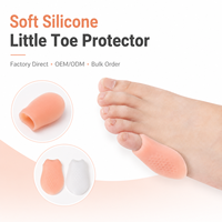 Protector de Dedo Gordo del Pie de Gel Suave SEBS al por Mayor, Cojín Antifricción, Corrector de Juanetes para el Cuidado Diario de los Pies