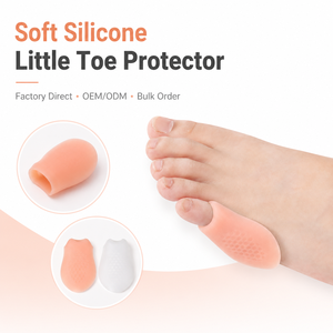Protège-orteil en gel souple SEBS rose, coussinet anti-frottement, <span class=keywords><strong>correcteur</strong></span> d'hallux valgus pour les soins quotidiens des pieds (vente en gros) - Product Image 2