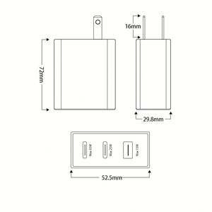 อะแดปเตอร์ชาร์จเร็วพิเศษ25W 45W 65W อะแดปเตอร์ USB Type C PD ที่ชาร์จติดผนังสำหรับ Galaxy Note 10 /note 20/S20/S21 - Product Image 6