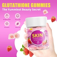 Gummies de collagène à marque privée, Gummies de collagène et glutathion pour éclaircir la peau, Vitamines C, D3, K2, Complément de collagène en bonbons gélifiés