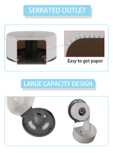 Distributeur de <span class=keywords><strong>papier</strong></span> en rouleau jumbo en plastique noir FQ-606 Distributeur de <span class=keywords><strong>papier</strong></span> <span class=keywords><strong>toilette</strong></span> en rouleau jumbo - Product Image 4
