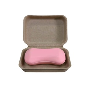 Boîte en pulpe moulée à faible MOQ pour savon, emballage en pulpe <span class=keywords><strong>de</strong></span> canne à sucre, boîte à savon biodégradable en pulpe - Product Image 1