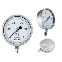 Manómetro Digital de Acero Inoxidable SY YB de 150 mm, Alta Presión, NPT 0-60 MPa, 1 Año de Garantía, 4 Pulgadas, 1.6% de Precisión