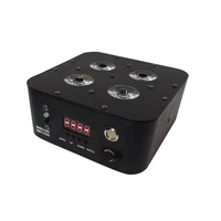 Haute puissance DMX alimenté par batterie sans fil Uplighter Rechargeable 4x18w RGBWA UV 4in1 Uplight Led Par lumière