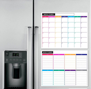 Calendario Magnético Semanal, Mensual y Diario Moderno en Oferta, Adhesivo de PVC para Refrigerador, Adhesivo Magnético para Puerta de Refrigerador - Product Image 1