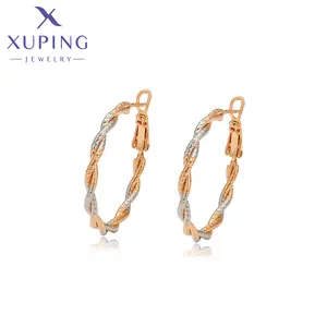 X000801014 XUPING Jewelry Fashion Simple Multicolor Hoop Earring Designer Popular Circular Earrings For Women