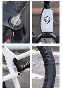 Kit de Suministro al por Mayor de Transmisión Inalámbrica de 13 Velocidades, Frenos de Disco Hidráulicos, Bicicleta de Montaña de Carbono, Varios Tamaños, Downhill, Pintura Personalizada, OVERLORD WheelTop - Product Image 3