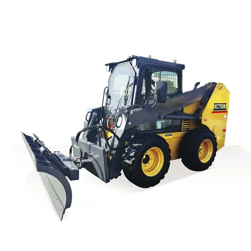 China Top Brand skidsteer loader XC750K epa skid steer with attachments