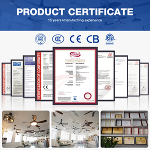 Sản Phẩm Mới Trang Chủ Trang Trí 52 Inch ABS 5 Lưỡi Lá Cọ Hộ Gia Đình Điều Khiển Từ Xa BLDC Quạt Trần - Product Image 6