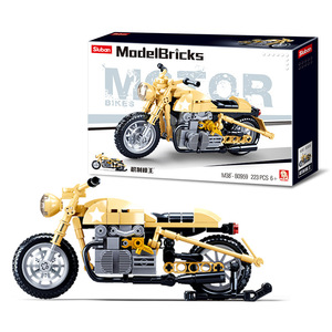 Set de Blocs de Construction <span class=keywords><strong>Sluban</strong></span> Moto Vintage 1/12 - Jouet Éducatif Modèle Simulation pour Enfants - Product Image 1