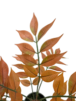 Décoration d'automne TREESMAS 32*40 cm, plantes artificielles jaunes dorées pour intérieur/extérieur, décoration esthétique en plastique pour la pièce, design personnalisable, Chine