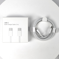 Kabel Charger Cepat Premium Xput 60W Tipe C ke Tipe C Konduktor Tembaga Murni dengan Pelindung Anyaman untuk iPhone 15/16 MacBook Air Komputer