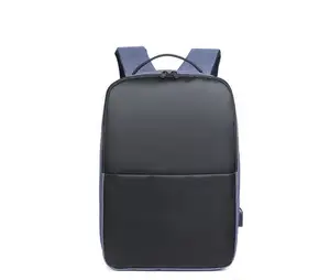 Mochila portátil de diseño profesional para oficina, bolso escolar con Cable grande, Usb, ligera, resistente al agua, para ordenador portátil