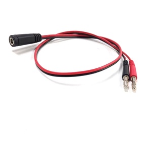 4mm Muz Konnektörü 2.5X5.5 Dişi DC Fiş Kırmızı Siyah DC Güç Uzatma Kablosu Jumper Tel Test Kablosu Laboratuvar için - Product Image 4