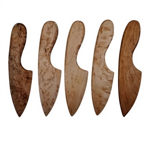 Juego de Cuchillos para Queso de Madera, Modernos, Minimalistas, Ecológicos, con Acabado Espejo, para Bodas, para Untar Mantequilla - Product Image 1