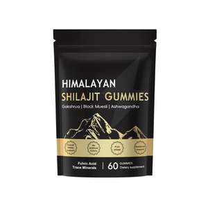 Gummies de Shilajit Pur de l'Himalaya Végétaliennes Directes d'Usine, Haute Concentration 5000MG, Complément Alimentaire Soutient la Santé Immunitaire - Product Image 1