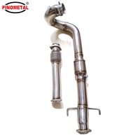 Saab 9-5 200 3 inci Cell Catalyst Stainless Steel Downpipe untuk sistem mobil SAAB 9-5