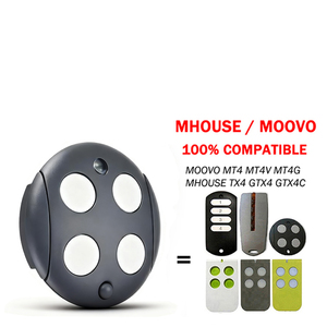 รีโมทคอนโทรลประตูโรงรถ <span class=keywords><strong>MHOUSE</strong></span> GTX4ความถี่433MHz สำหรับ GTX4C TX3 TX4 MOOVO MT4 MT4V MT4G รีโมทคอนโทรลประตู - Product Image 2