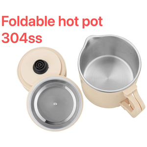 Mini marmite électrique sans fil multifonctionnelle pour le camping en plein air, cuisinière électrique portable pour les voyages, les hôtels et les foyers - Product Image 2