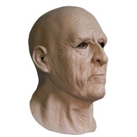 Masque en latex réaliste pour homme âgé chauve, masque intégral pour Halloween, Noël, mascarade, cosplay, accessoires de fête, masque en latex personnalisé