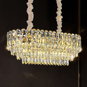 <span class=keywords><strong>2025</strong></span> Mới Sang Trọng Đèn Chùm Pha Lê Phong Cách Bắc Âu Sang Trọng Vàng Ánh Sáng Mặt Dây Chuyền Thích Hợp Cho Phòng Khách Và Khách Sạn Glowix - Product Image 2