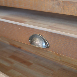 <span class=keywords><strong>Table</strong></span> console en <span class=keywords><strong>bois</strong></span> rustique de style vintage du milieu du siècle, HL276, en <span class=keywords><strong>bois</strong></span> massif récupéré, vieilli, antique, <span class=keywords><strong>pour</strong></span> le salon, style ferme - Product Image 4
