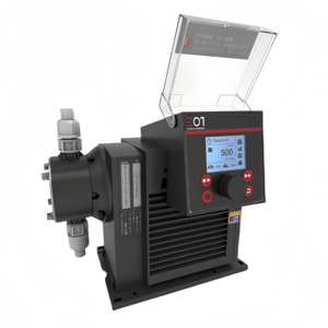 Bomba Dosificadora Digital de Alta Precisión para Ácido/Hipoclorito de Sodio/Cloro, Bomba de Diafragma Multifunción Controlada por PLC con Motor - Product Image 2