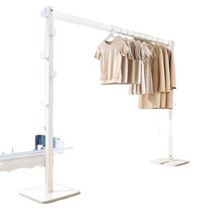 伸縮式デザインの室内用フロアスタンド型金属製炭素鋼衣類乾燥ラック - Product Image 5