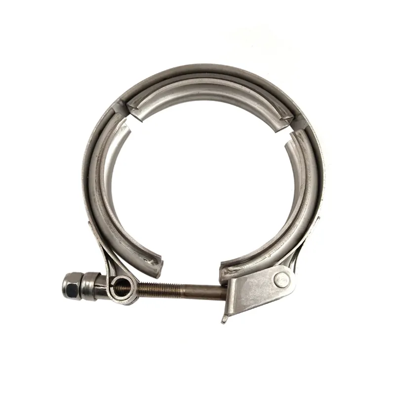 v band exhaust clamp with flanges 304 Stainless Steel turbo universal