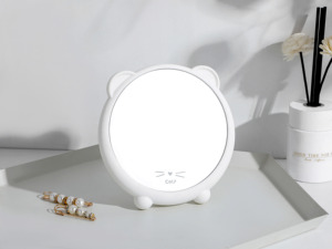 Gương Trang Điểm HANXIN Eco Friendly, Dùng Để Trang Trí Nhà Cửa, Làm Từ Rơm Lúa Mì Tự Nhiên, Thân Thiện Với Môi Trường, Có Khung Trang Điểm - Product Image 3