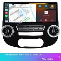 Reproductor Multimedia de Video para Auto con Pantalla QLED para Mercedes Benz Vito 116 W447 2016-2024, Navegación Android 15, Navirider, DSP, GPS, 17'', Carplay