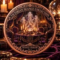 Pièces de monnaie en cuivre fin 999 de 5 oz, style victorien gothique Halloween, en relief 3D, style antique, pièce commémorative de collection, artisanat métallique