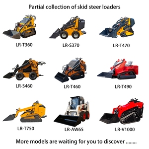 Mini <strong>Skid</strong> Steer <strong>Loader</strong> EPA EURO5 Engine Crawler Track <strong>Loader</strong> With Log Gravel Handling Attachment For Farm Garden - Product Image 6