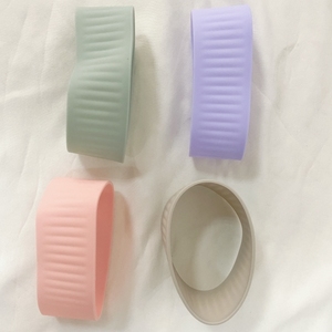바닥 보호 실리콘 컵베이스, 유리 병용 실리콘 병 커버 밴드 - Product Image 1