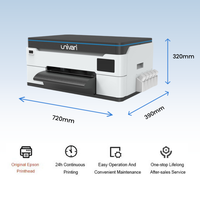 La última máquina Procolored DTF Single Dual Head Xp600 F1080 Cabezal de impresión con sistema de agitación de polvo de fusión en caliente para pequeñas empresas