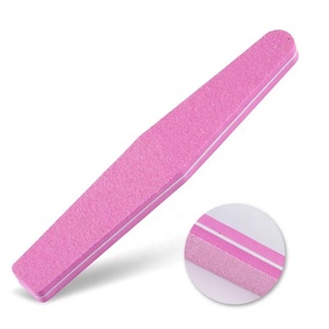 Wholesale Professional Double-Sided Sandpaper Nail File Sponge Material 100/180 Grit Eco-Friendly Manicure Nail Buffer