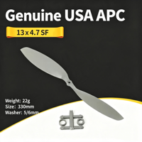 Hélice APC 1347 SF SFP CW CCW authentique USA pour avion RC à aile fixe et multirotor, pièces de rechange pour moteur brushless RC