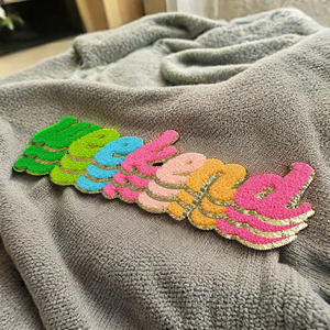 Tùy Chỉnh Thêu Chenile Gấu Vá 'Be Mine' Laser Cắt Da Sắt Trên Quần Áo Các Bản Vá Lỗi Với 1-3 Ngày Mẫu Thời Gian - Product Image 1